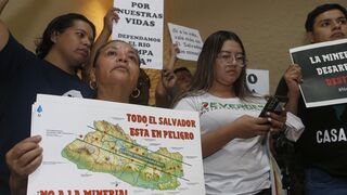 Protestas contra la explotación minera en El Salvador