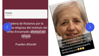 Algunas de las 'capturas de pantalla' contra la intervención