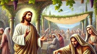 Jesús, en las Bodas de Caná