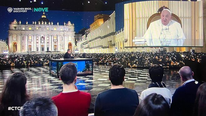 El Papa, en televisión