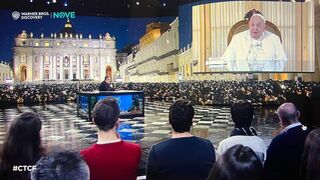 El Papa, en televisión