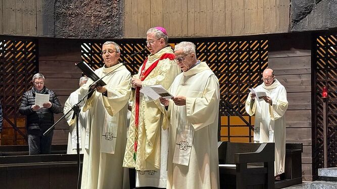 Fernando Prado, en el santuario de Aránzazu
