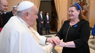 Francisco, con la Delegación Ecuménica de Finlandia