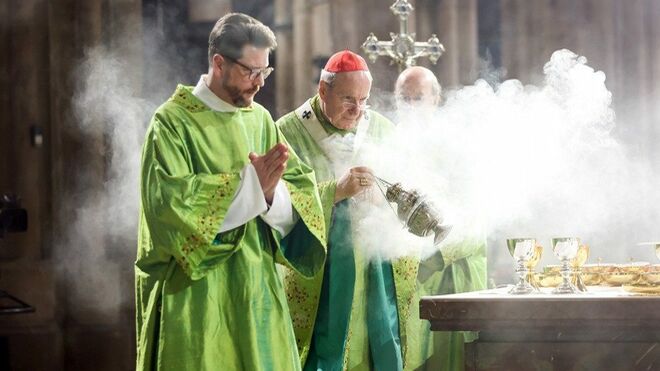 Schönborn durante la ceremonia