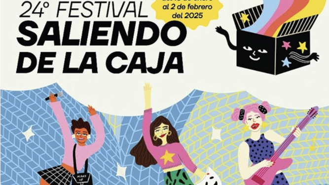 Cartel de 'Saliendo de la caja', el festival donde se iba a representar la obra 'María Maricón'