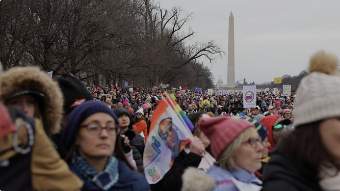 Americanos contra la presidencia de Trump