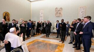 Francisco, con la Red Mundial de Oración por el Papa
