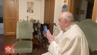 Videollamada del Papa a la parroquia de Gaza