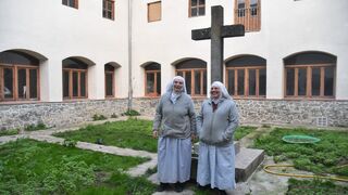 Sor Miriam y Sor Berit, en Orduña