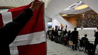 El Papa, con los peregrinos escandinavos