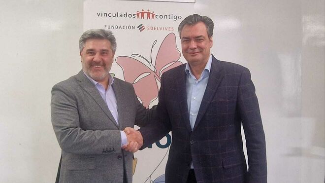 Juan Pedro Castellano, director de la Fundación Edelvives, y Víctor Núñez, director general de ÉXITO EDUCATIVO y SchoolMarket