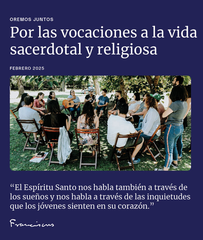 Por las vocaciones a la vida sacerdotal y religiosa