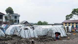 Campamento de desplazados. República Democrática del Congo.