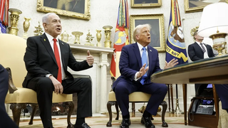 Netanyahu y Trump en la Casa Blanca