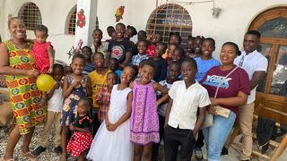 Miembros de la parroquia de Nuestra Señora del Sagrado Corazón en Haití