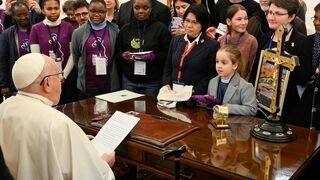 Audiencia del Papa a miembros de la Red Talitha Kum