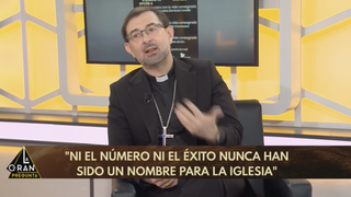 Cobo, durante la entrevista