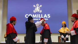 Josep Borrell, doctor 'honoris causa' en la Universidad Pontificia Comillas