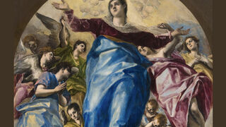 Detalle de 'La Asunción' del Greco
