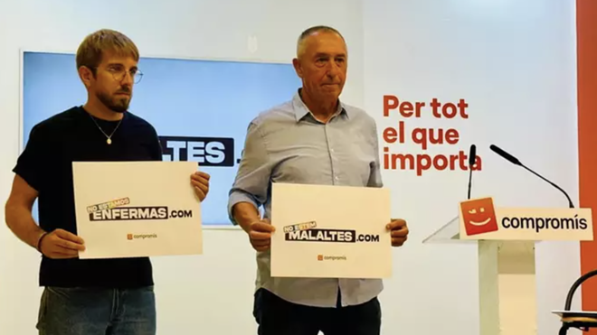 Compromís, contra las terapias de conversión