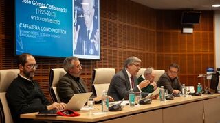 Homenaje en la UPC a José Gómez Caffarena, SJ