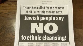 Anuncio-protesta en The New York Times