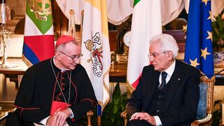 Parolin, con Mattarella