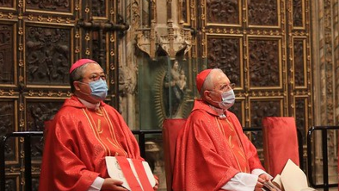 El nuncio Auza, con Rouco