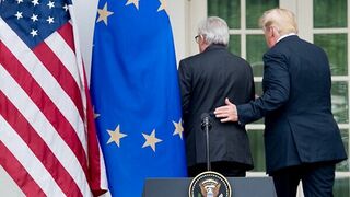 Jean-Claude Juncker y Donald Trump