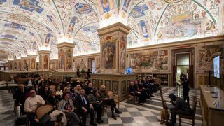 Conferencia "Palabras Abiertas" en la Biblioteca Apostólica
