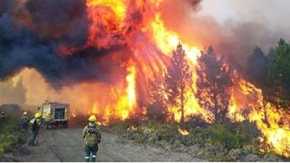 Incendios en la Patagonia