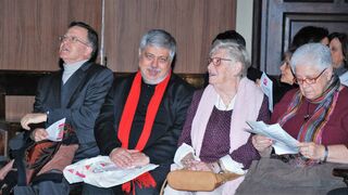 Peio Sánchez, con Viqui Molins