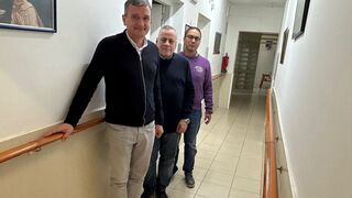 Francisco García-Roca, Alejandro de la Concha y Willy Vargas