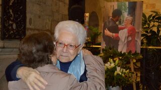 Pilar Rodríguez, teresiana, en la despedida a Viqui Molins