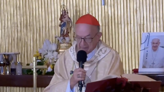 Misa en el Palacio de la Alvorada por el Papa