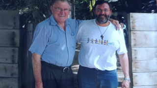 Javie Sánchez con Nicolás Castellanos