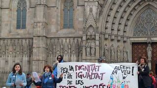 Concentración de Alcemos de la Voz en Barcelona