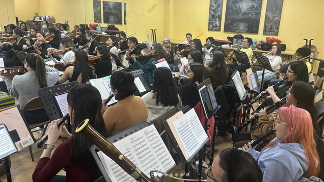 Ensayo de la Orquesta Sinfónica Cibeles