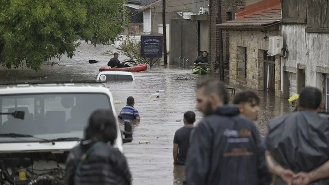 Inundaciones en Argentina