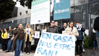 Protesta de los compañeros de Belén Cortés