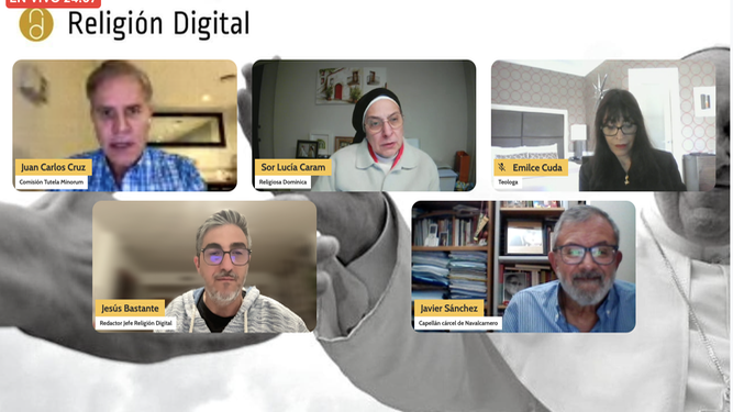 Cruz, Caram, Cuda, Bastante y Sánchez, en el webinar