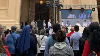 Fieles argentinos celebran los 12 años del pontificado de Francisco