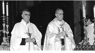 Monseñor Lozano y Jorge María Bergoglio