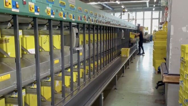 Centro de clasificación de la correspondencia