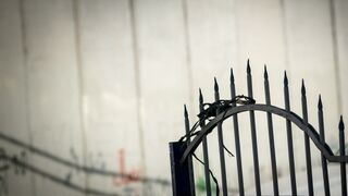 Muros y verjas en Gaza