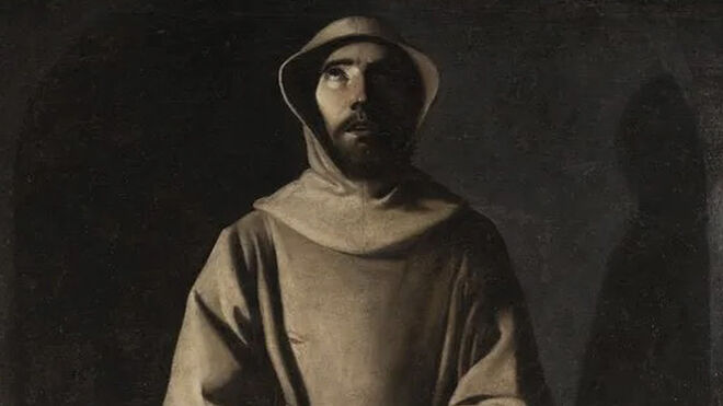 'La visión de san Francisco'. Zurbarán