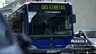 El bus de la 'Línea 105 XTantos'