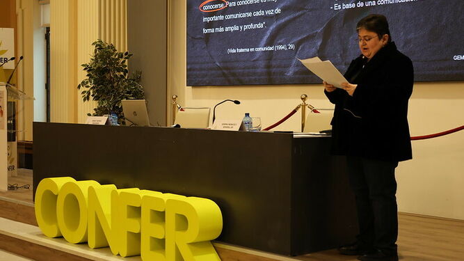 Gema Morató, en las jornadas de Confer