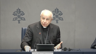 Paglia, durante su inteervención