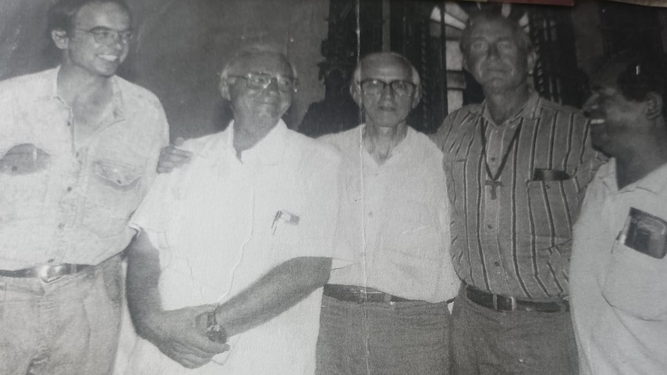 La visita de Casaldáliga a Rogelio Ponseele